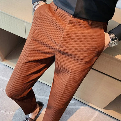 Men's Waffle Dress Pants