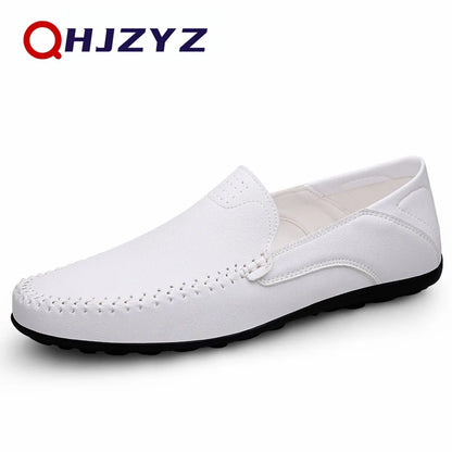 Herren handgemachte atmungsaktive Loafer