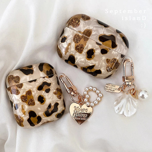 Leopard Girl Soft Silicone AirPods Case