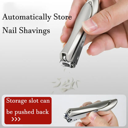 Sharpest Stainless Steel Nail Clippers - Curved Edge Design
