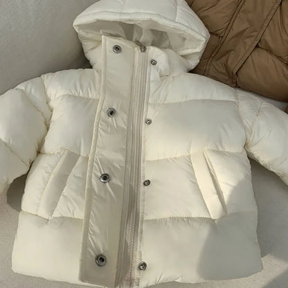 Winter Kids Parkas Korean Style Outerwear