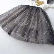 Star Glitter Sequin Girls' Party Dress