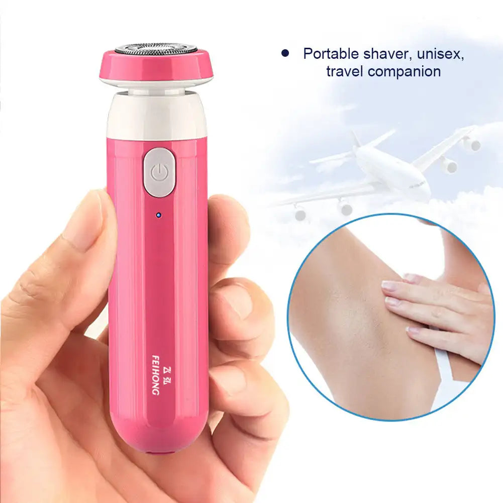 Mini rasoir électrique rechargeable portable unisexe à charge rapide