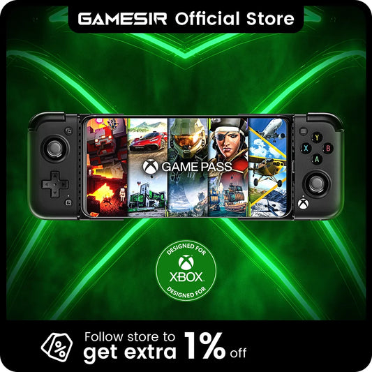 X2 Pro Xbox Gamepad Mobile Controller for Android Xbox Game Pass, xCloud, Stadia, GeForce Now, and Luna Cloud Gaming