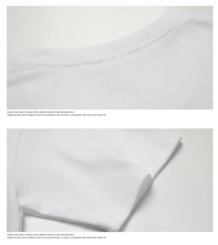 Men's Oversized Short Seleve Y2K Casual Cotton Tees