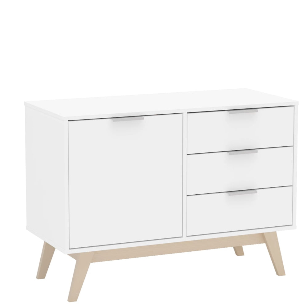 White Finish Zafra 39-Inch Sideboard