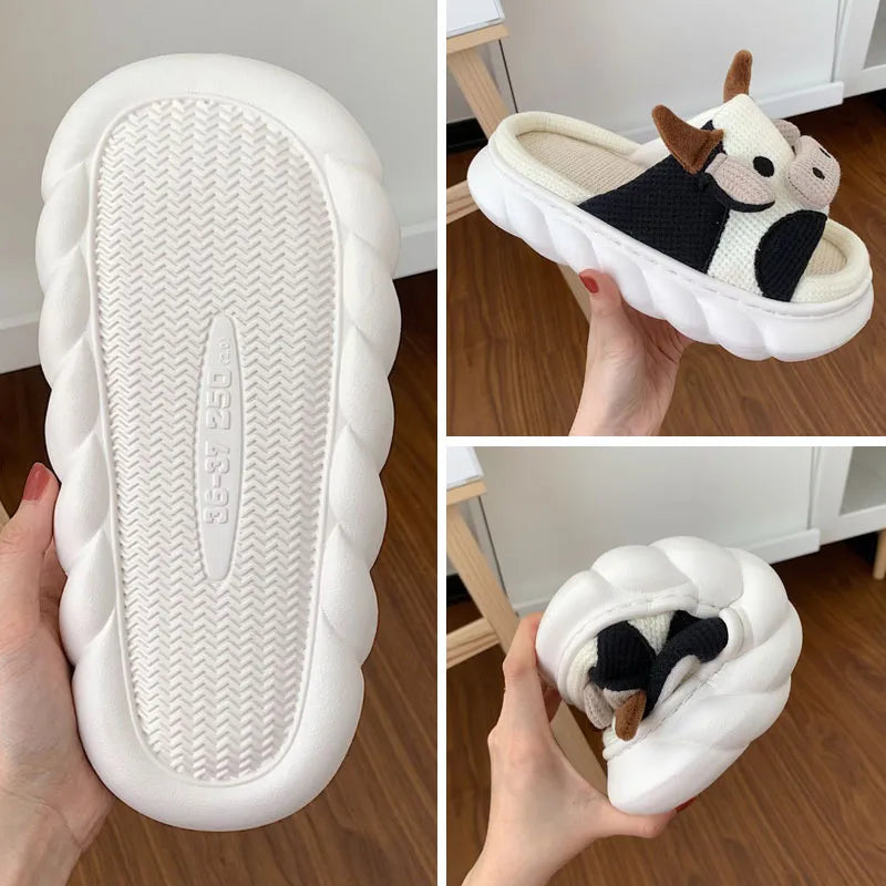 Cute Home Slippers for Women Breathable