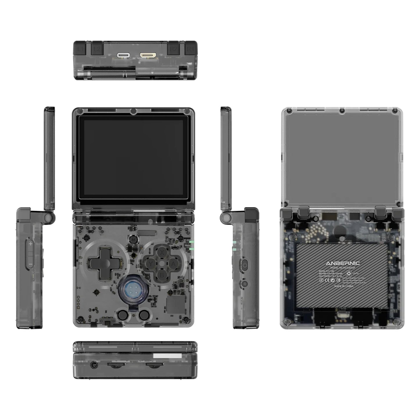 Console portable rétro Flip RG35XXSP 3,5 IPS