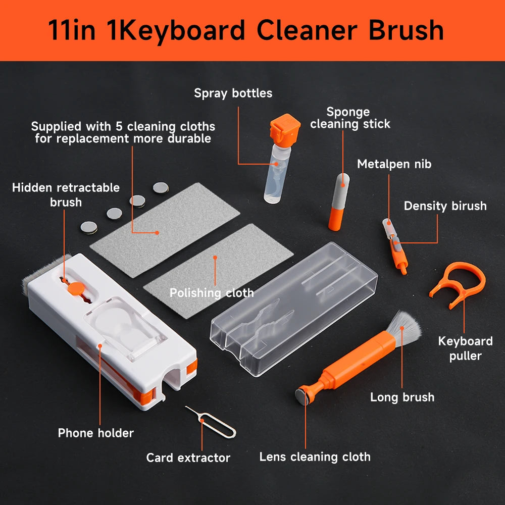 Versatile 11-in-1 Tech Cleaning Kit