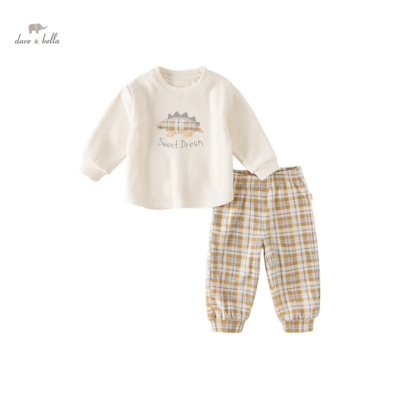 Ensemble pyjama en polaire tricoté pour enfants