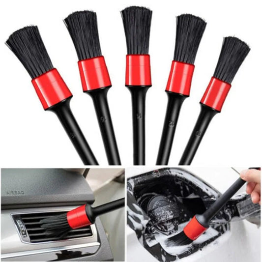 6-Piece Car Care Detailing Brush Set for Wheels/Dashboards and Vents
