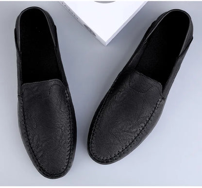 Herren handgemachte atmungsaktive Loafer