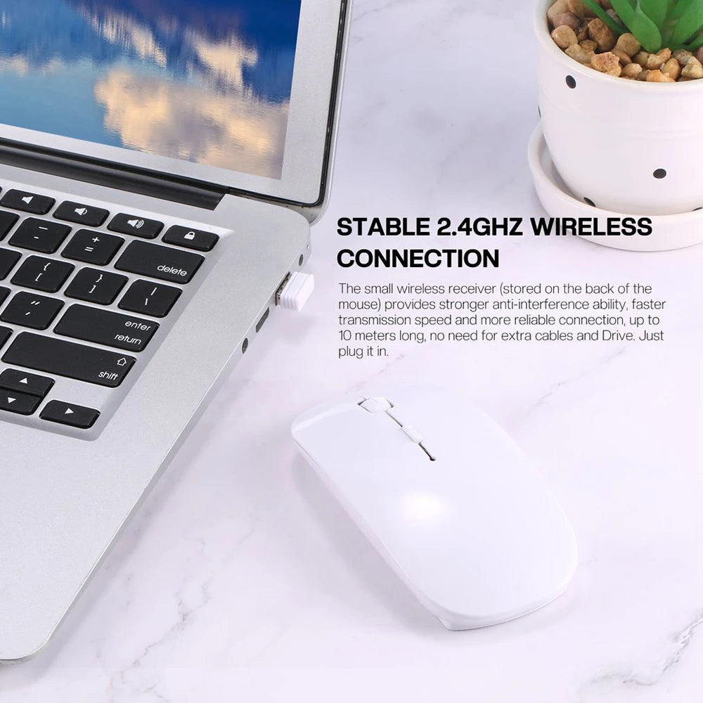 Slim 2.4GHz Wireless Optical Mouse