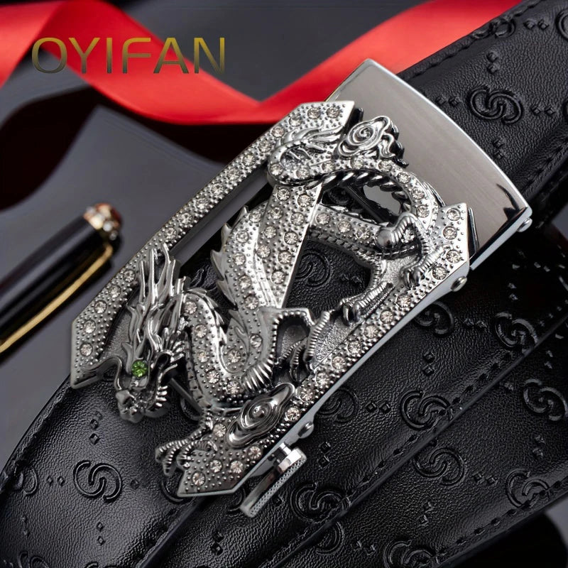 Boucle de ceinture dragon - Style rétro en argent sterling