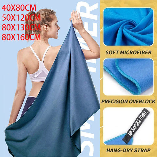 Serviette de sport absorbante en microfibre à séchage rapide