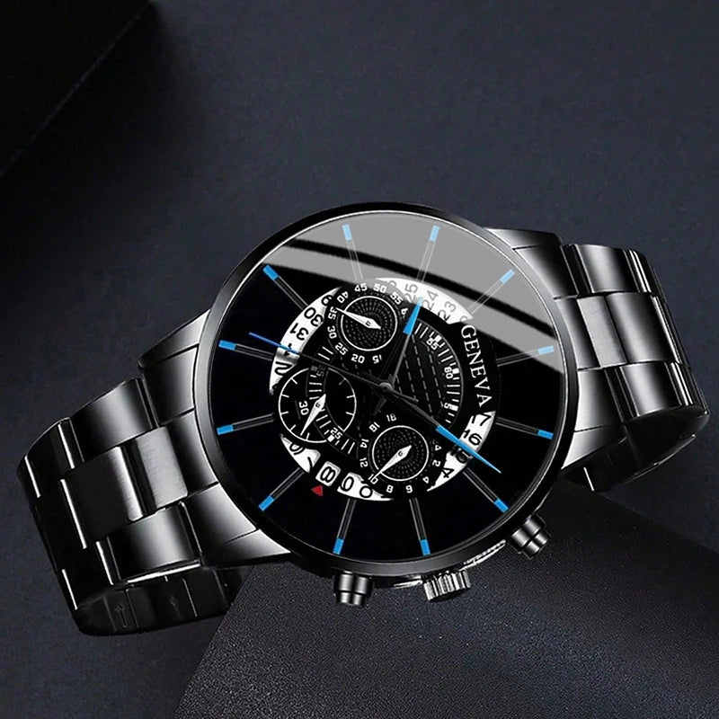 Ensemble de montres à quartz de luxe pour hommes