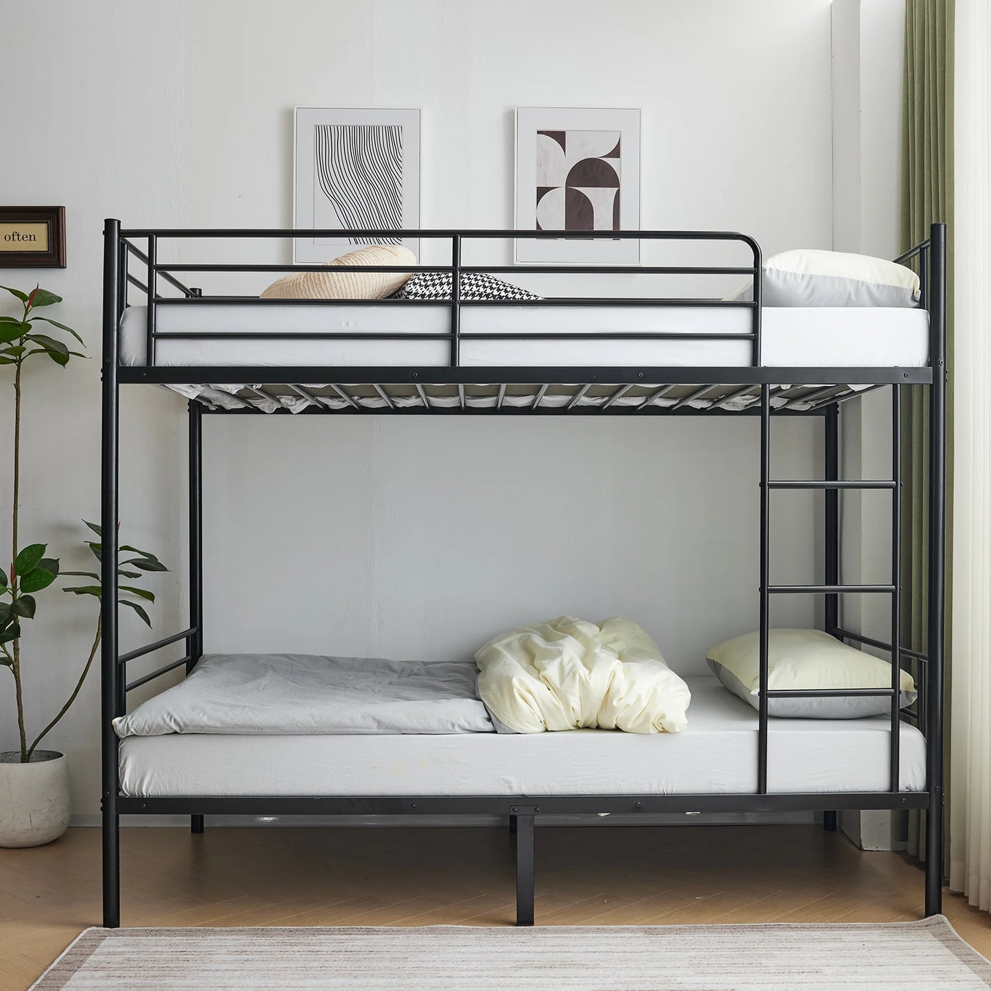 White Twin Over Bunk Bed