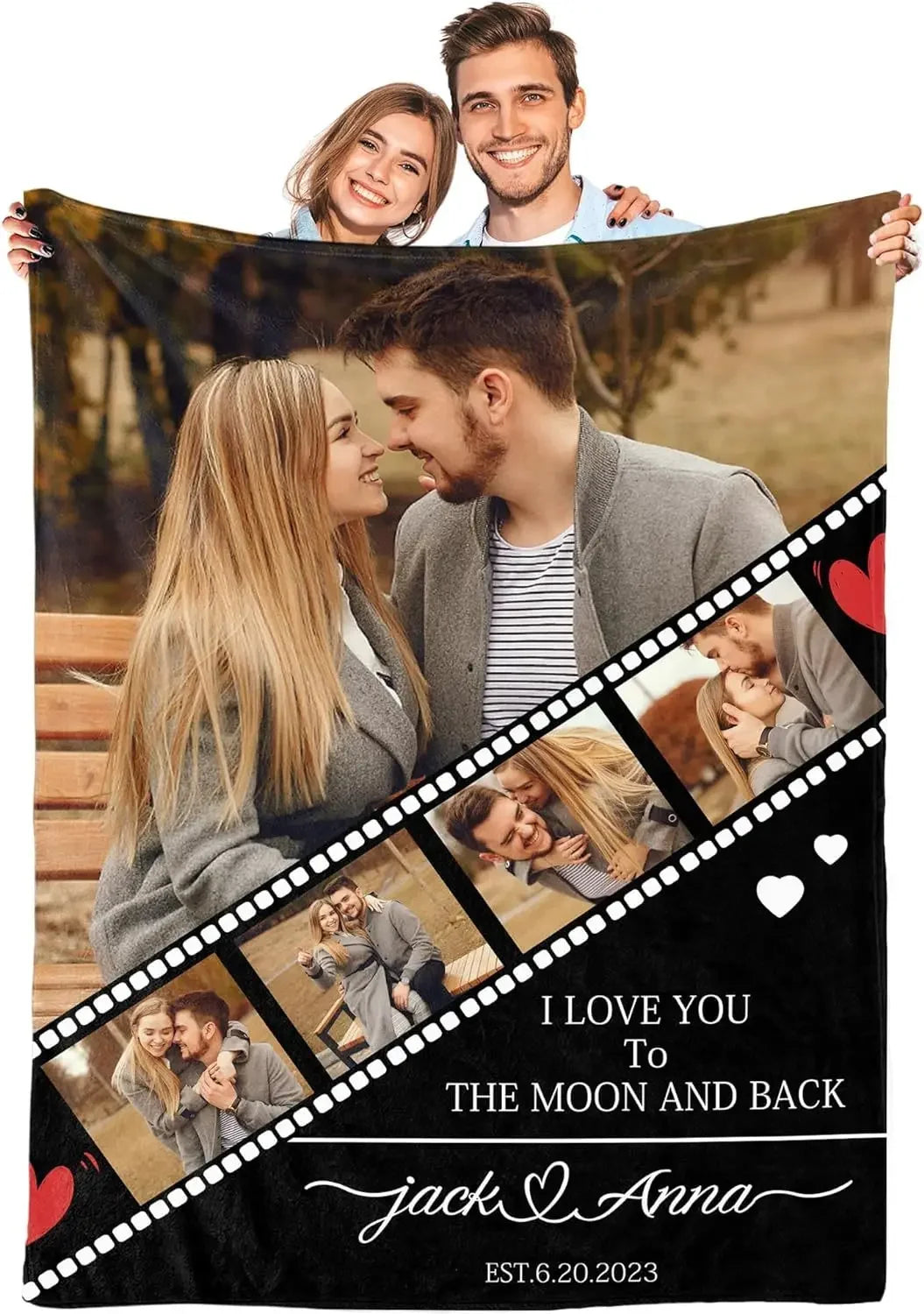 Couvertures photo pour cadeau de Noël, d'anniversaire ou de Saint-Valentin pour petit ami