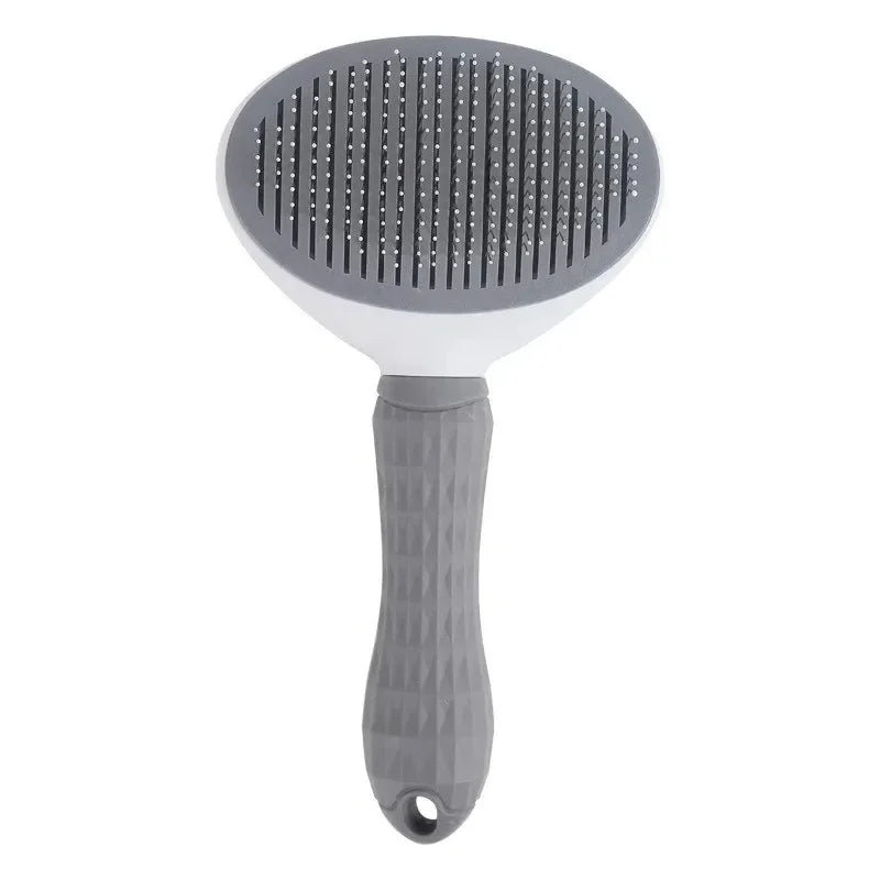 Peigne de brosse à cheveux en acier inoxydable pour toilettage pour animaux de compagnie