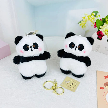 Jouet en peluche panda debout coloré