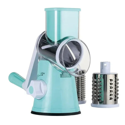 Efficient Manual Rotary Vegetable Slicer