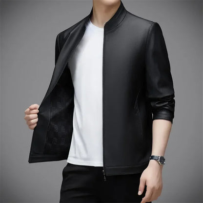 Men's Genuine Leather Men's Jacket