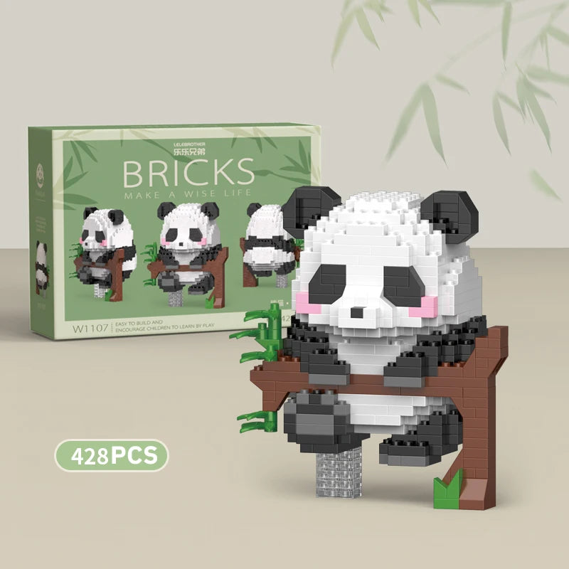 DIY Mini Panda Building Blocks