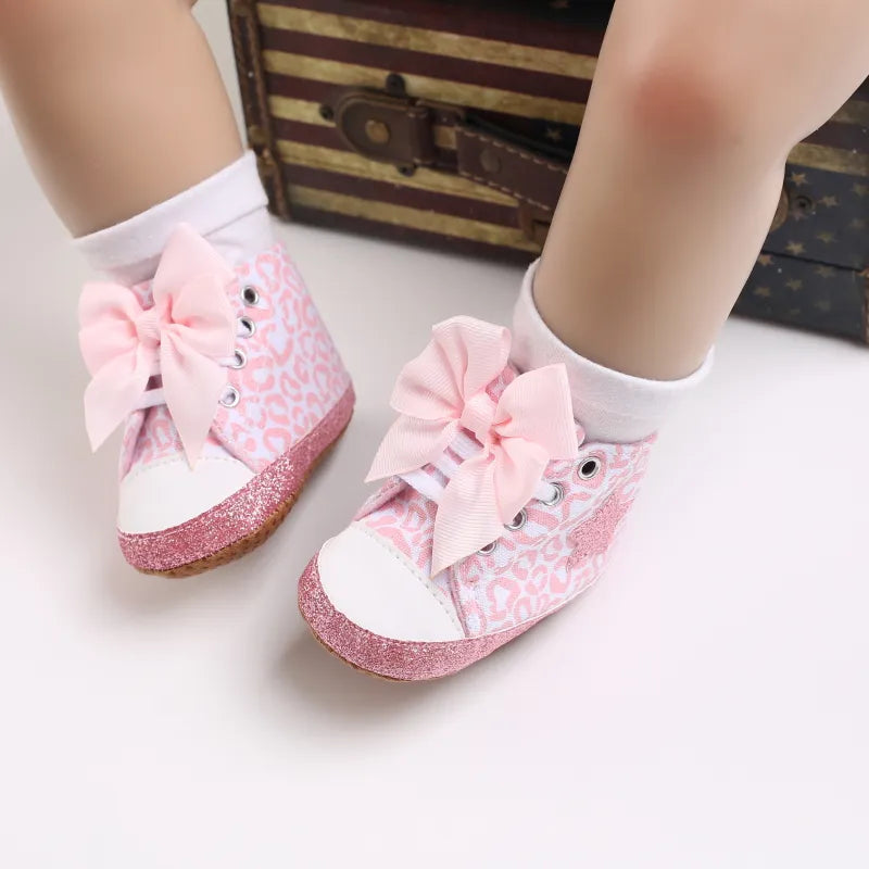 Princess Pink Soft Sole Baby Shoes