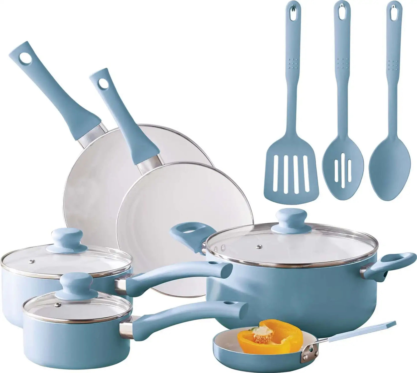 Vibrant 16-Piece Cookware Set