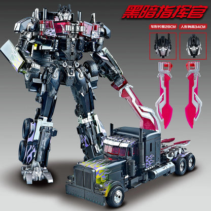 30CM Optimus Prime Transformation Robot Toy Star Commander Alloy Car Action Figure Deformation Anime Model