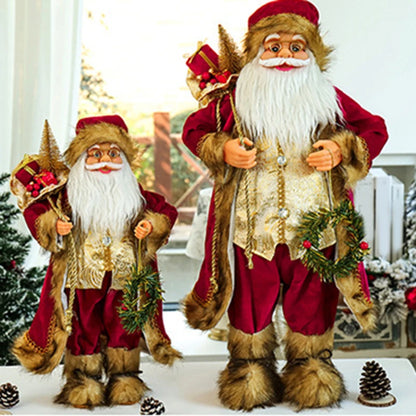 30cm Santa Claus Doll Christmas Decoration & Gift