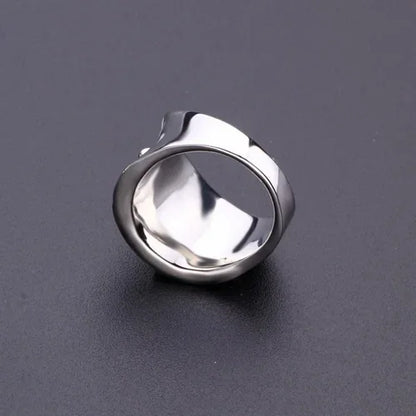 Flower Oil Dripping Temperament Ring