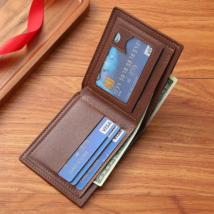 Black PU Leather Business Wallet