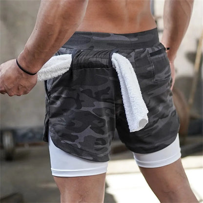 Men's Fitness Exercise Gym Shorts