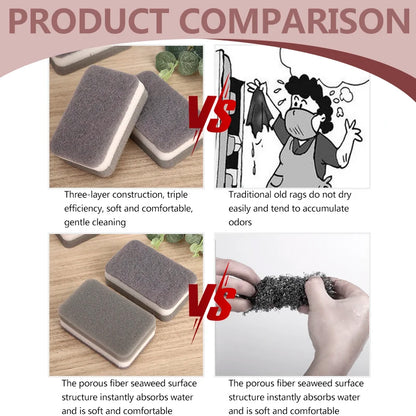 Double-Sided Dishwashing Sponges