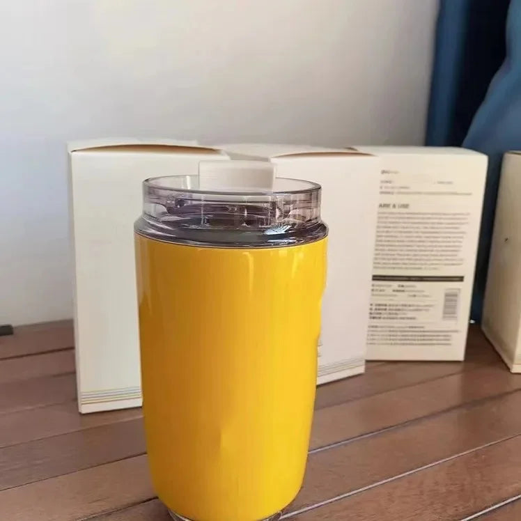 Tragbare 240-ml-Kaffeethermoskanne aus Edelstahl – auslaufsicherer Reisegetränkebecher