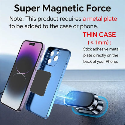 Air Vent Magnetic Car Phone Holder for iPhone, Xiaomi, Samsung