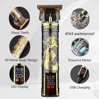 Rechargeable Electric Shaver for Men - T9 Hair Cutting Machine