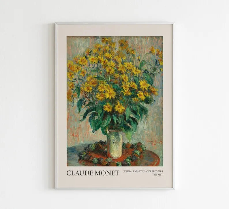 Notizblock mit Gemälden von Monet und Van Gogh – nicht klebender Notizaufkleber