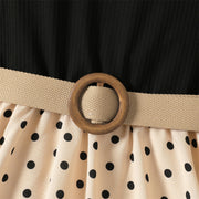 Polka Dot Girls' Sleeveless Dress Set