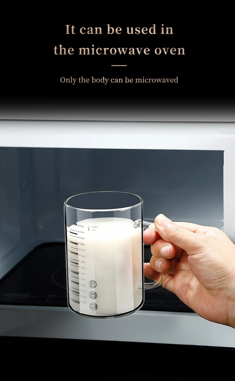 Gobelets doseurs borosilicatés multifonctions de qualité alimentaire