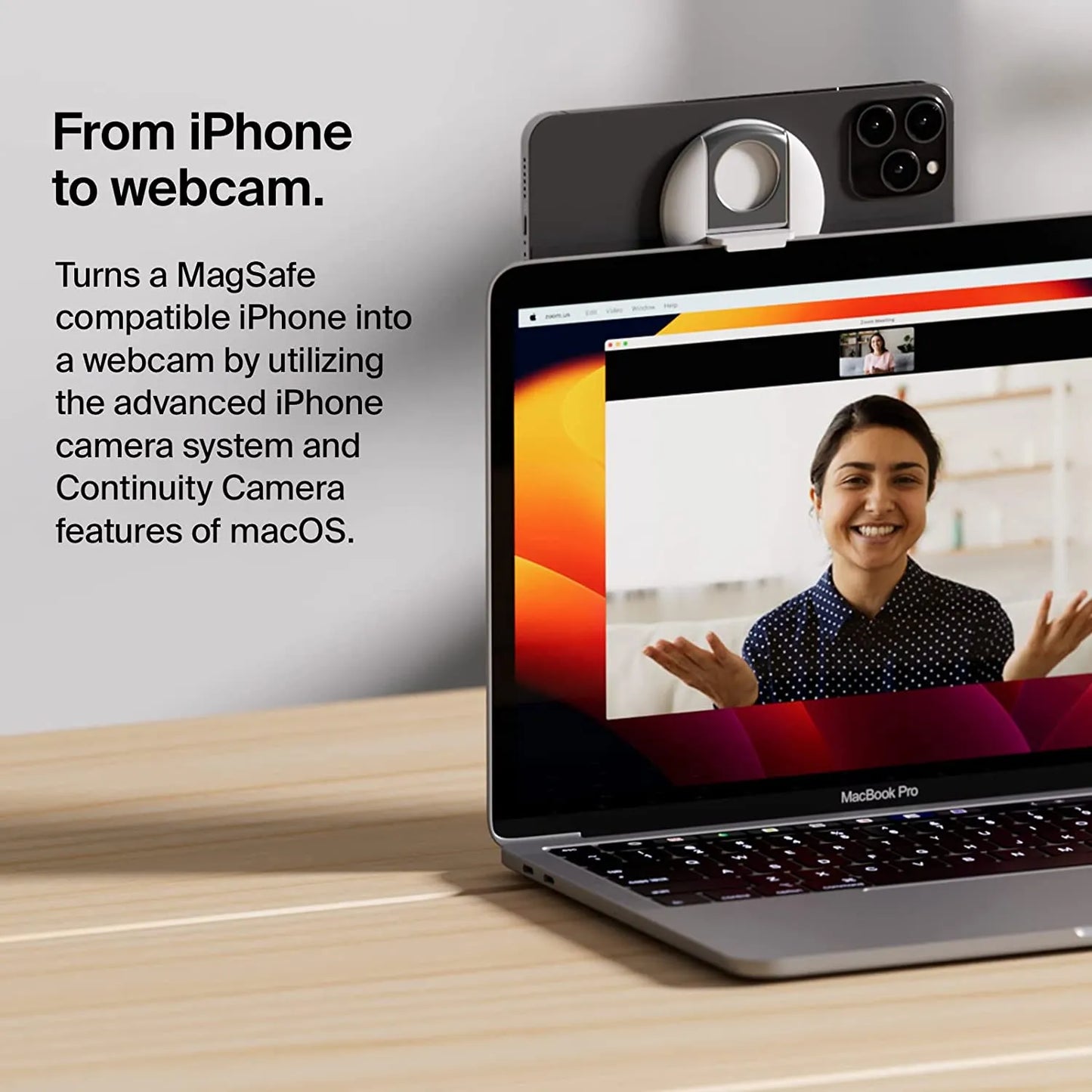 Support de webcam pour MacBook et iPhone