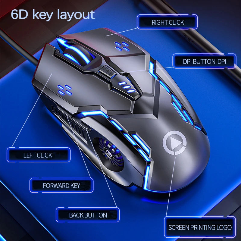 Backlit G5 Wired Gaming Mouse