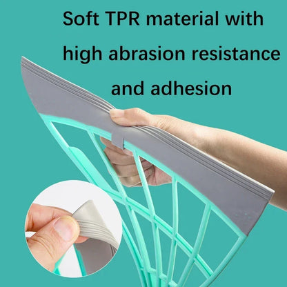 Ensemble de balais et raclettes en silicone pour le nettoyage des vitres et des sols
