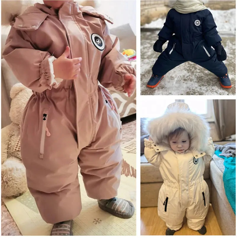 Cozy -30 Degree Winter Ski Suit for Kids