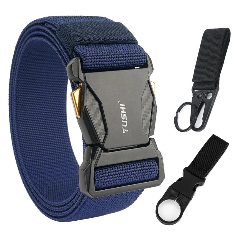 Quick-Release Elastic Belt for Men