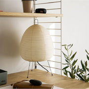 Japanese Rice Paper Lantern LED Table Lamp - Artful Decor