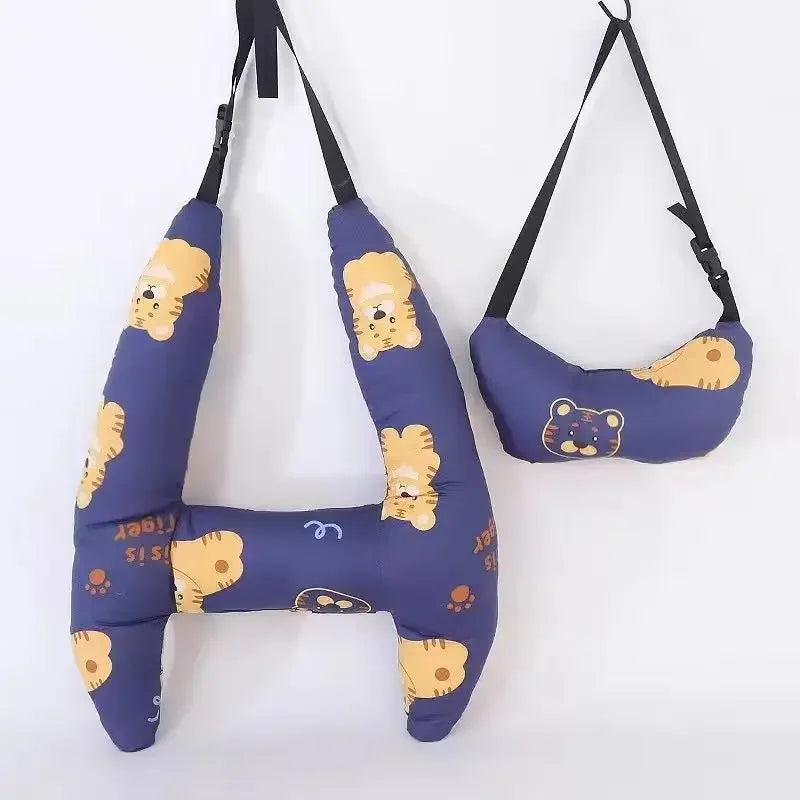 Coussin de soutien du cou pour enfant à motif animal mignon