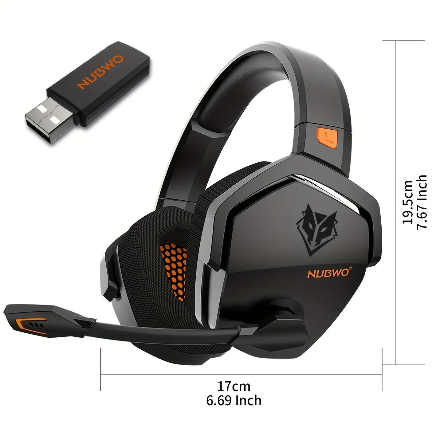 G06 Gaming Headset 2.4GHz Ultra-Low Latency Noise Cancelling Bluetooth Headphones With Mic