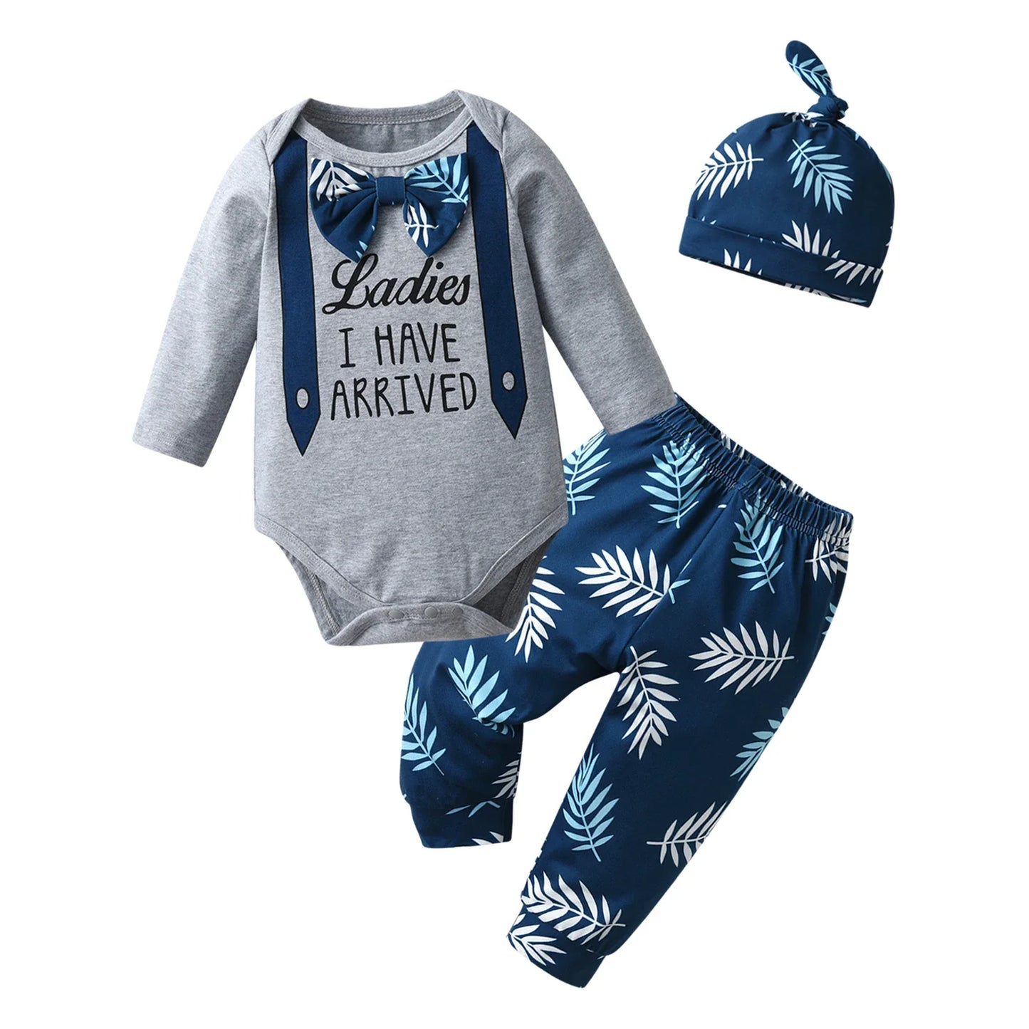 Newborn Baby Boy's 2PCS Clothing Set